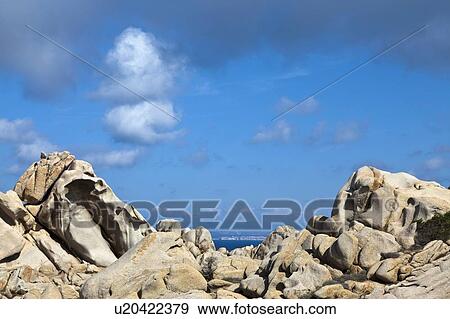 Rock formations on coastline View Large Photo Image Stock Photo - Rock formations on coastline. Fotosearch