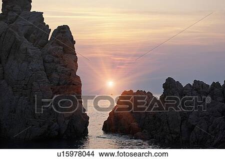 Rock formations on rural coastline View Large Photo Image Picture - Rock formations on rural coastline. Fotosearch