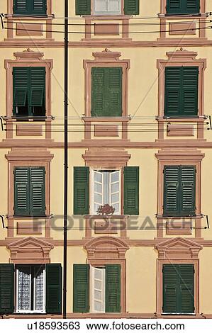 Shuttered windows of apartments View Large Photo Image Stock Image - Shuttered windows of apartments. Fotosearch