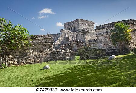 Stock Photo - Ancient Mayan ruins. Fotosearch