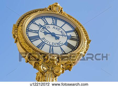 Antique clock against clear sky View Large Photo Image Stock Image - Antique clock against clear sky. Fotosearch