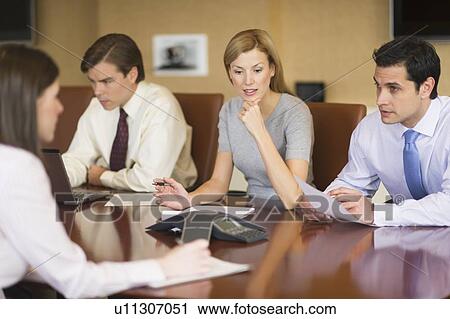 Stock Image - Business meeting. Fotosearch