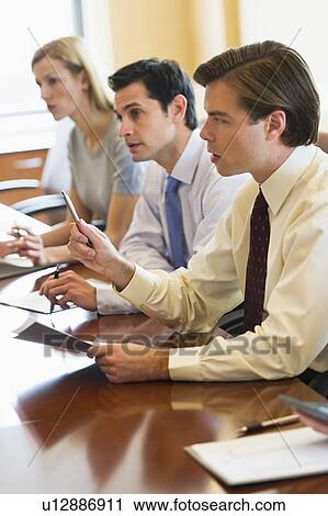 Business meeting View Large Photo Image Stock Image - Business meeting. Fotosearch