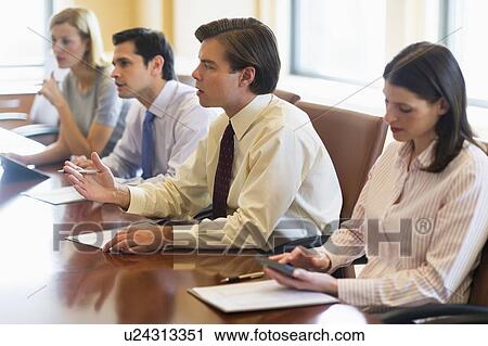 Stock Image - Business meeting. Fotosearch