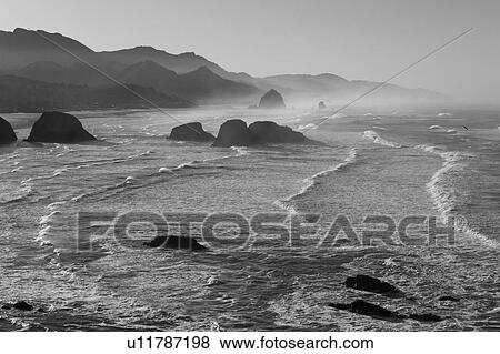Cannon Beach View Large Photo Image Stock Photo - Cannon Beach. Fotosearch