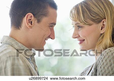 Picture - Close up of happy couple. Fotosearch