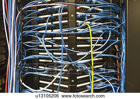 Stock Photograph - Computer network server. Fotosearch