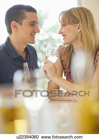 Couple drinking wine View Large Photo Image Stock Image - Couple drinking wine. Fotosearch