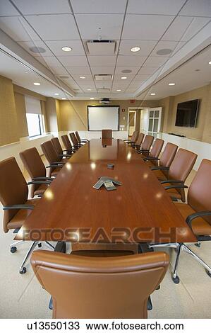 Empty conference room View Large Photo Image Stock Image - Empty conference room. Fotosearch