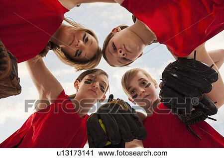 Girls (12-13) in huddle View Large Photo Image Stock Image - Girls (12-13) in huddle. Fotosearch