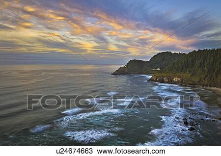 Stock Image - Heceta Head. Fotosearch