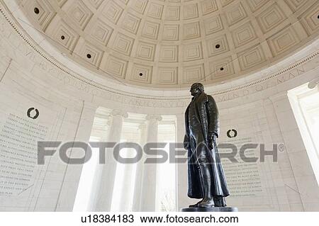 Stock Image - Interior of Jefferson Memorial. Fotosearch