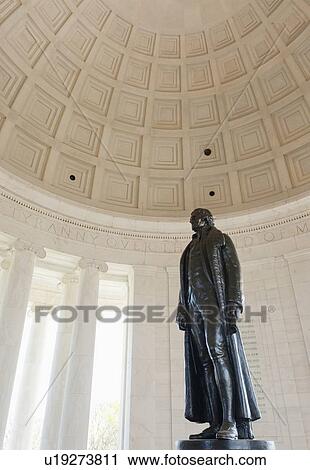 Stock Image - Interior of Jefferson Memorial. Fotosearch