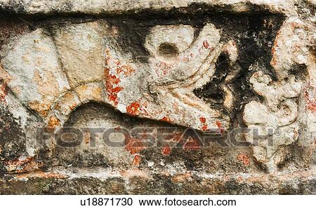 Stock Image - Mayan carvings. Fotosearch