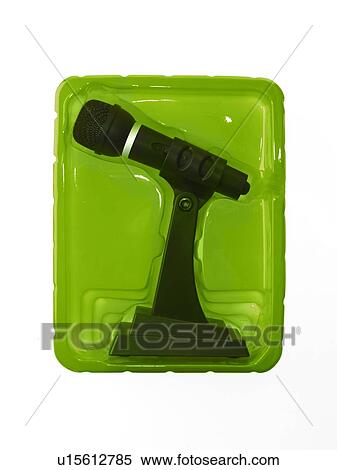 New wireless microphone still in case on red background View Large Photo Image Stock Photography - New wireless microphone still in case on red background. Fotosearch