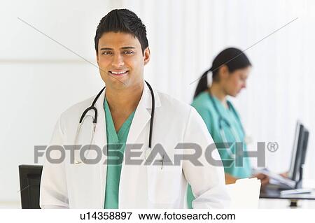 Portrait of doctor View Large Photo Image Stock Photo - Portrait of doctor. Fotosearch