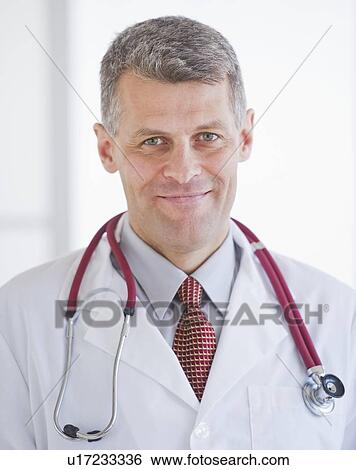 Stock Photograph - Portrait of doctor. Fotosearch