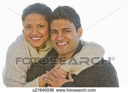 Portrait of happy couple View Large Photo Image Stock Photo - Portrait of happy couple. Fotosearch