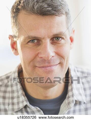 Stock Photograph - Portrait of man. Fotosearch