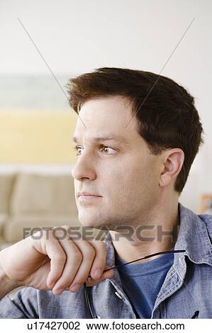 Portrait of mid adult man View Large Photo Image Stock Image - Portrait of mid adult man. Fotosearch