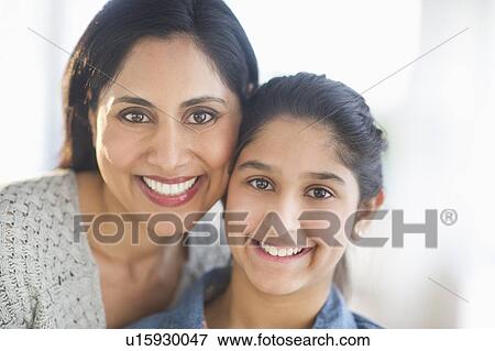 Portrait of mother and daughter (12-13) View Large Photo Image Stock Photo - Portrait of mother and daughter (12-13). Fotosearch