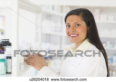 Portrait of pharmacist View Large Photo Image Stock Photo - Portrait of pharmacist. Fotosearch