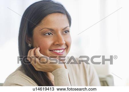 Portrait of relaxed woman View Large Photo Image Stock Image - Portrait of relaxed woman. Fotosearch