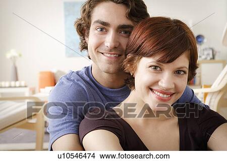 Portrait of smiling couple View Large Photo Image Picture - Portrait of smiling couple. Fotosearch