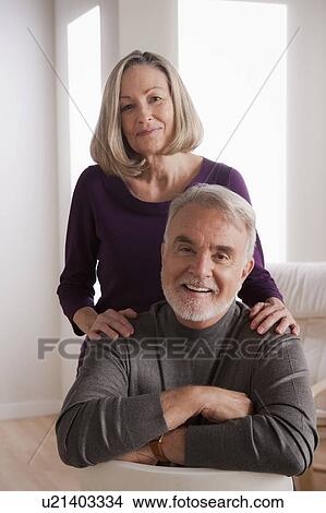 Portrait of smiling senior couple View Large Photo Image Picture - Portrait of smiling senior couple. Fotosearch