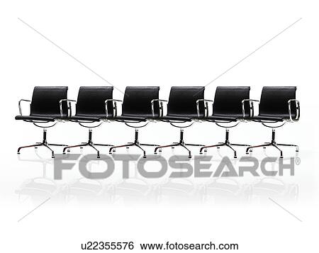 Row of corporate chairs View Large Photo Image Stock Photograph - Row of corporate chairs. Fotosearch