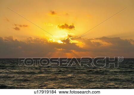 Seascape at sunset View Large Photo Image Picture - Seascape at sunset. Fotosearch