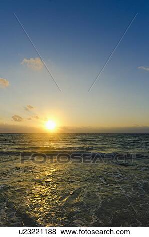 Seascape at sunset View Large Photo Image Stock Photo - Seascape at sunset. Fotosearch