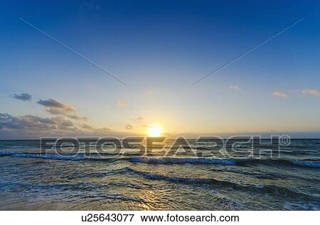 Seascape at sunset View Large Photo Image Stock Photo - Seascape at sunset. Fotosearch