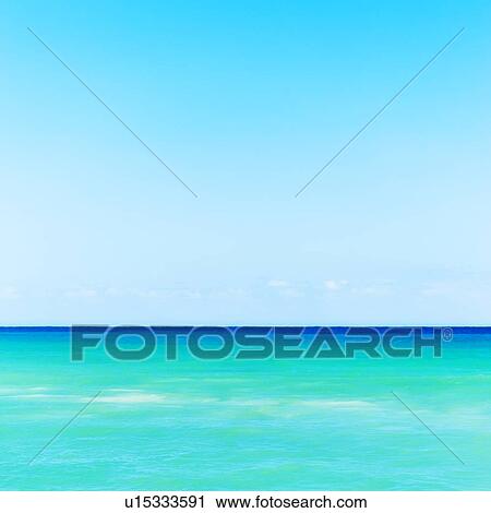 Seascape with blue sky View Large Photo Image Stock Image - Seascape with blue sky. Fotosearch