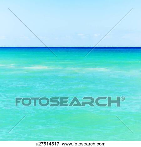 Stock Photo - Seascape with blue sky. Fotosearch