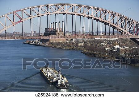 Ship under bridge View Large Photo Image Stock Photograph - Ship under bridge. Fotosearch
