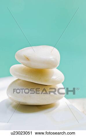 Spa pebbles View Large Photo Image Stock Image - Spa pebbles. Fotosearch