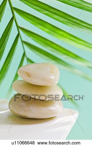 Spa pebbles View Large Photo Image Stock Photo - Spa pebbles. Fotosearch