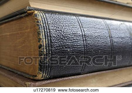 Stock Photo - Stack of old books. Fotosearch