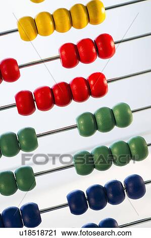 Stock Image - Studio shot of abacus. Fotosearch