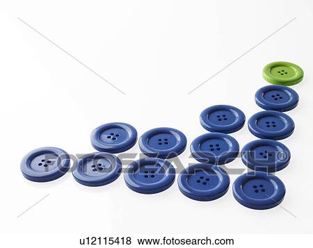 Studio shot of blue and green buttons in a row View Large Photo Image Stock Photo - Studio shot of blue and green buttons in a row. Fotosearch