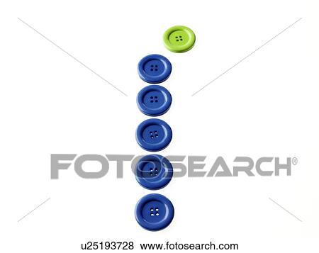 Studio shot of blue and green buttons in a row View Large Photo Image Stock Photo - Studio shot of blue and green buttons in a row. Fotosearch