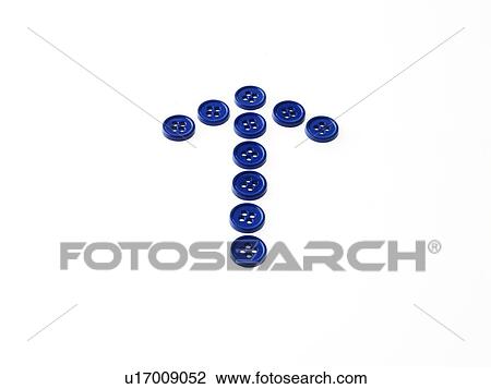 Studio shot of buttons arranged in arrow View Large Photo Image Stock Image - Studio shot of buttons arranged in arrow. Fotosearch