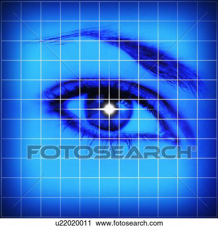 Studio shot of grid pattern with female eye View Large Photo Image Stock Image - Studio shot of grid pattern with female eye. Fotosearch