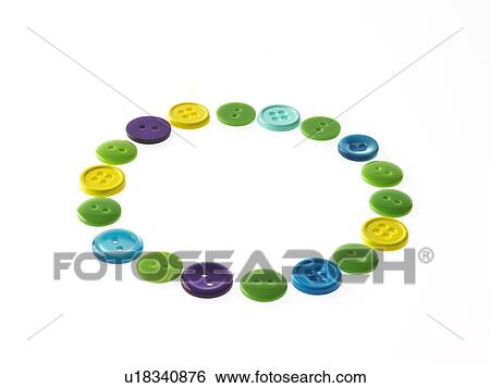 Studio shot of multi colored buttons arranged in circle View Large Photo Image Stock Photograph - Studio shot of multi colored buttons arranged in circle. Fotosearch