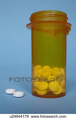 Studio shot of pill bottle View Large Photo Image Stock Photo - Studio shot of pill bottle. Fotosearch