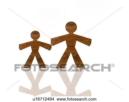 Studio shot of wood grain stick figures View Large Photo Image Picture - Studio shot of wood grain stick figures. Fotosearch