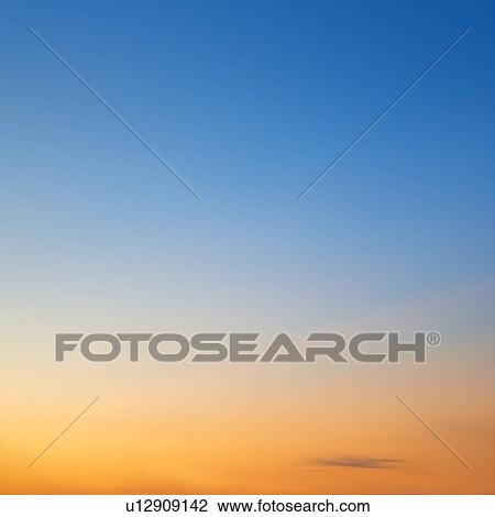 Stock Image - Sunset sky. Fotosearch