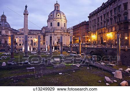 Trajan's Column View Large Photo Image Stock Photo - Trajan's Column. Fotosearch