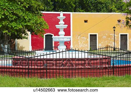 Stock Image - Valladolid, Fountain. Fotosearch